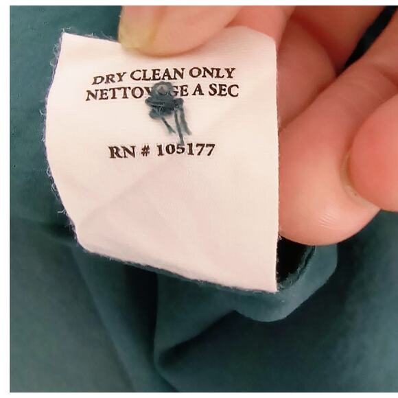 Ulla Johnson Lesli Silk Chiffon Blouse Women's Sz 6 Green Sheer Puff Sleeve Bow - Picture 12 of 14